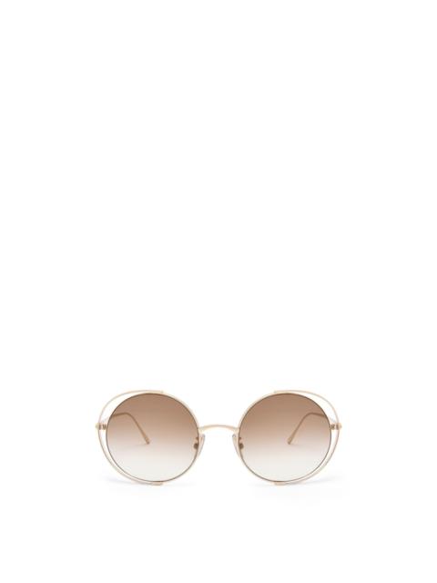 Cutout Round sunglasses