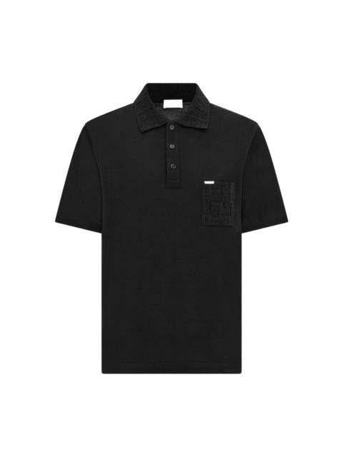Ferragamo Black Polo Shirts Men