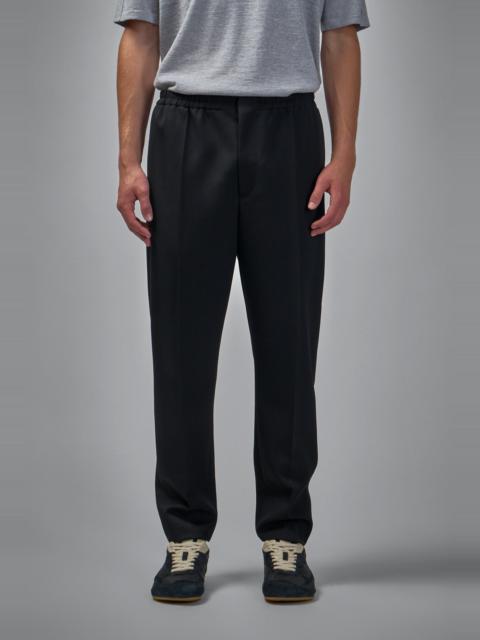 Wool Grain De Poudre Trousers