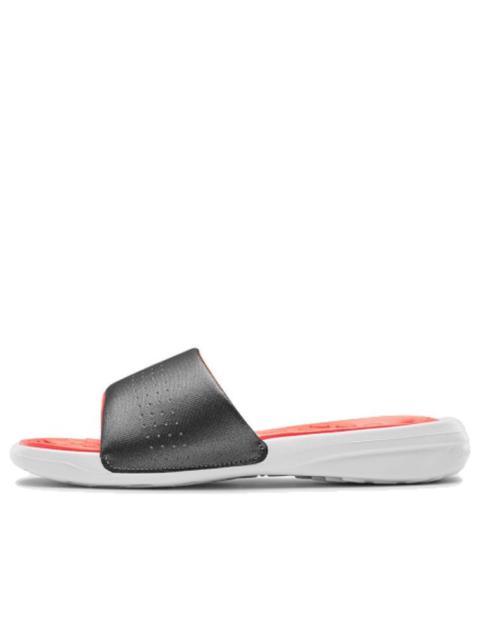 (WMNS) Under Armour Playmaker Fixed Strap Slippers Black/Orange 3000063-104