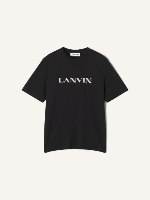 LANVIN EMBROIDERED COTTON T-SHIRT