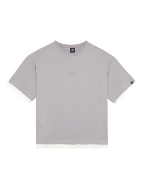 New Balance Sport Classic T-Shirt 'Grey White' AMT22363-SDE