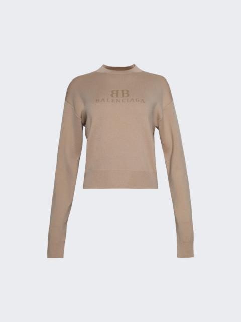 Cropped Sweater Ecru