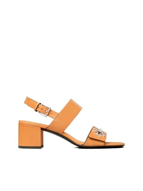 55mm T-lock double-strap sandals