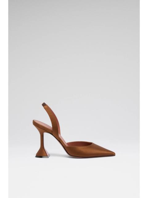 HOLLI SLING 95 MOCHA SATIN