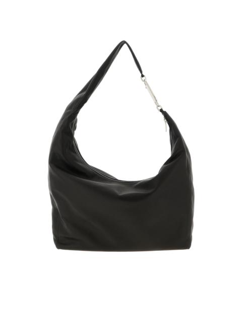 Gemini zip hook leather shoulder bag