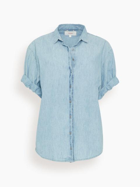 Channing Shirt in Dusty Blue