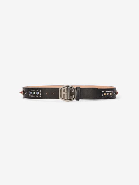 Belt With Stones And Studs
