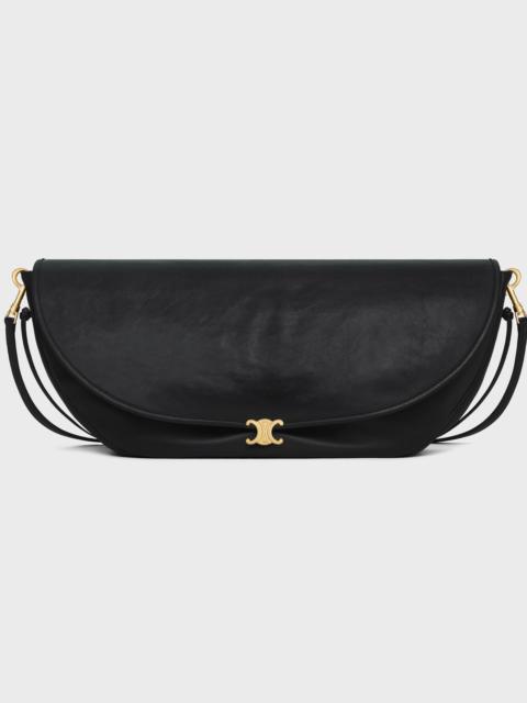HALFMOON SOFT TRIOMPHE BAG IN SUPPLE SHINY LAMBSKIN