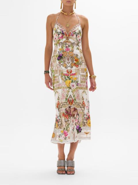 CHAIN DETAIL SLIP DRESS