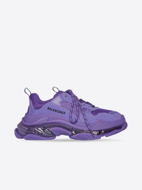 Women's Triple S Clear Sole Sneaker in Purple