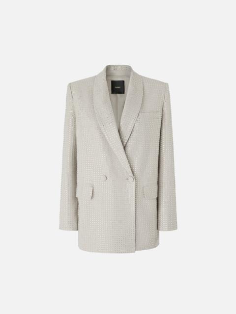 DOUBLE-BREASTED RHINESTONE JACKET