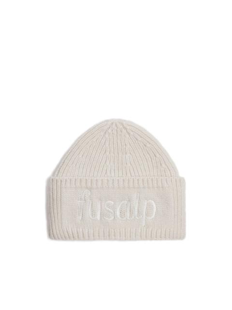 ribbed-knit beanie