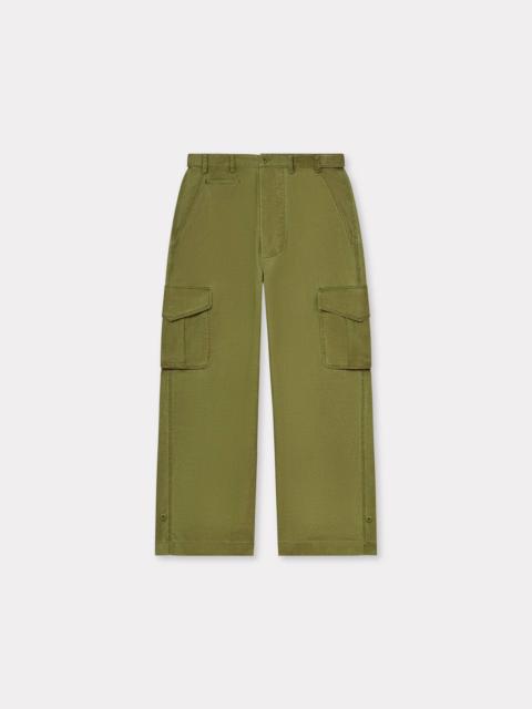 Adjustable cargo pants in cotton