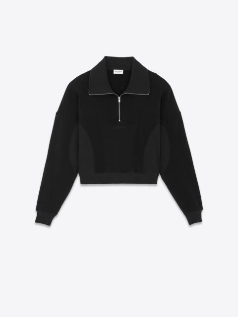 saint laurent embroidered sweatshirt
