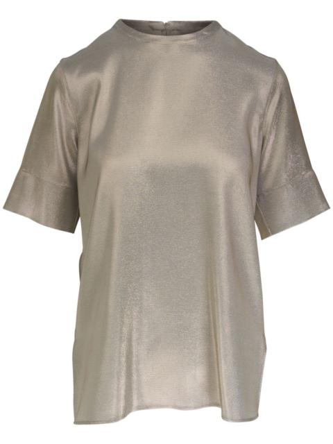 lurex-detail T-shirt