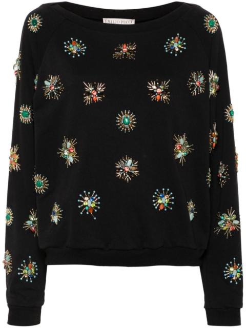 embroidered sweatshirt