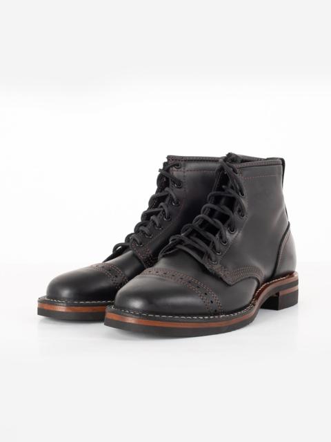 IHWE-GLMN-BLK IRON HEART INT'L X WESCO® 7&QUOT; TOE CAP BOOT - THE &QUOT;GUILDSMAN&QUOT; - BLACK TIE