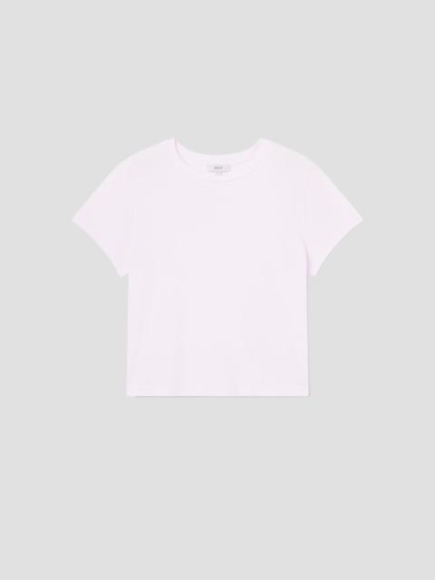 ADINE SHRUNKEN TEE IN ROSEWATER