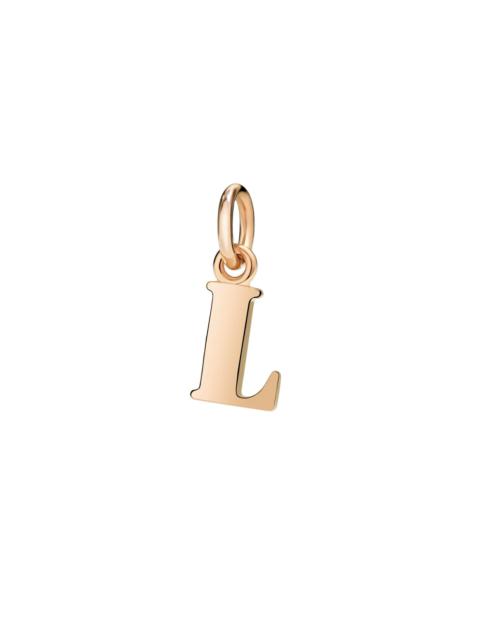 ROSE GOLD LETTER L CHARM