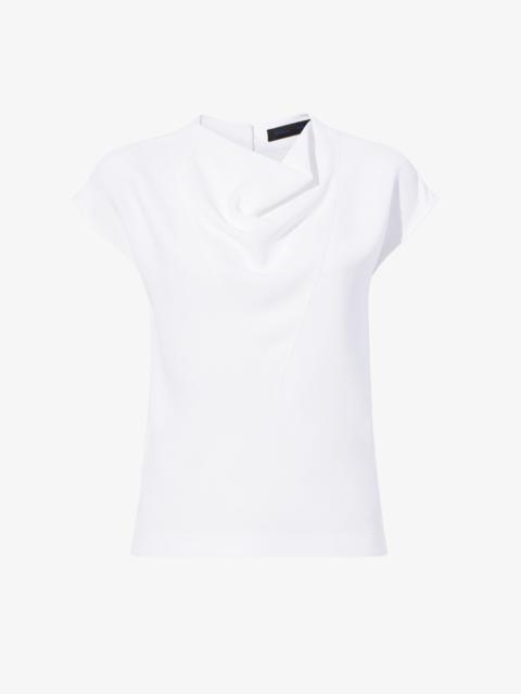 Matte Viscose Crepe Shell Top