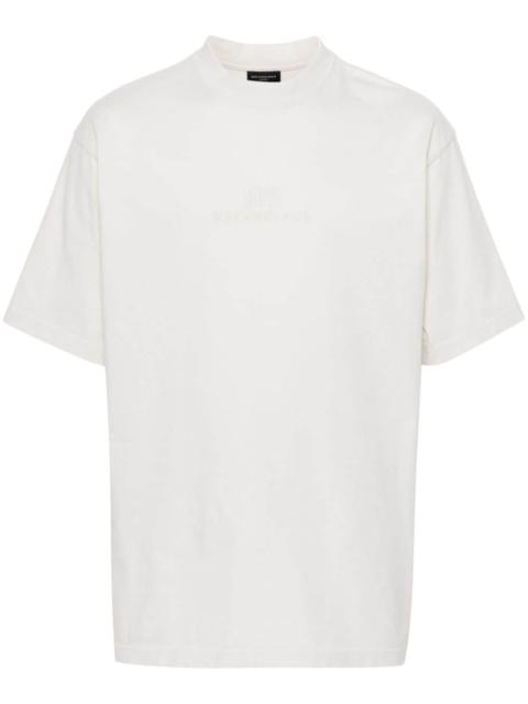logo-embroidered cotton T-shirt
