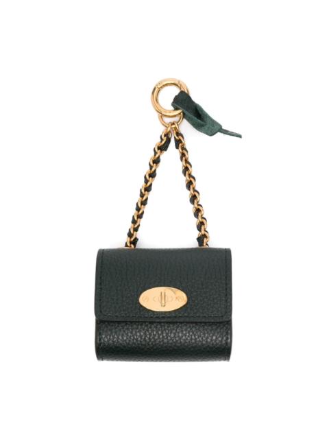 Lily leather keyring