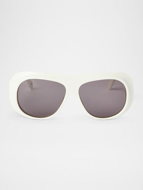 Elfin Round Acetate Sunglasses