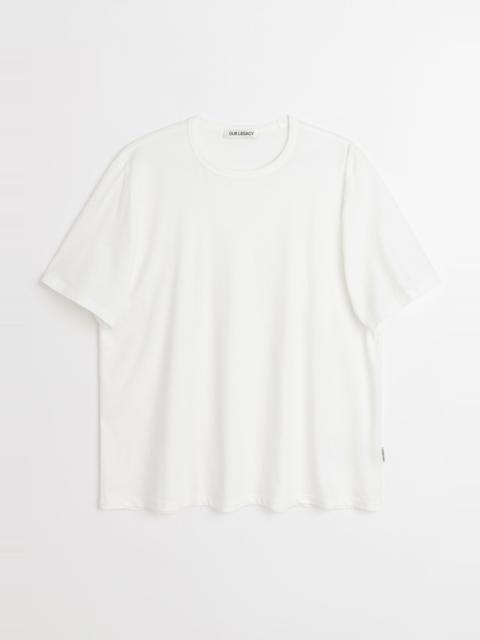 New Box T-Shirt White Clean Jersey