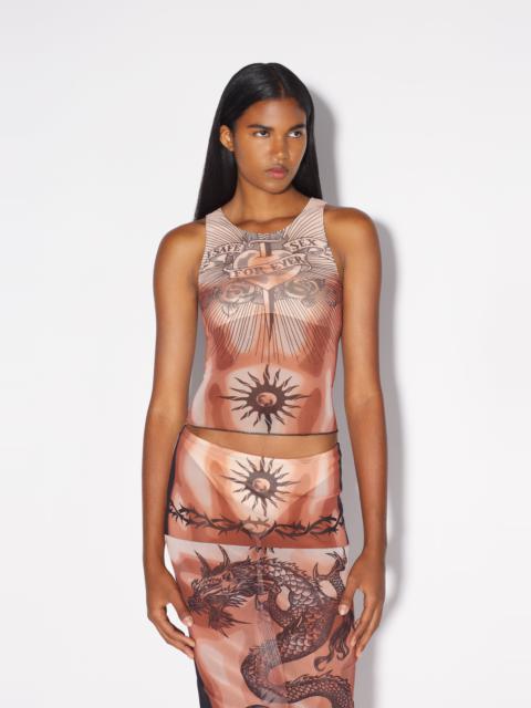 THE SAFE SEX TATTOO TANK TOP