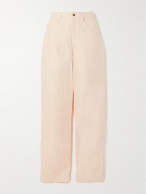 Peran Woven Straight-leg Pants