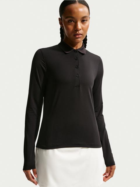 Nike Golf Club Women's Dri-FIT UV Long-Sleeve Golf Polo