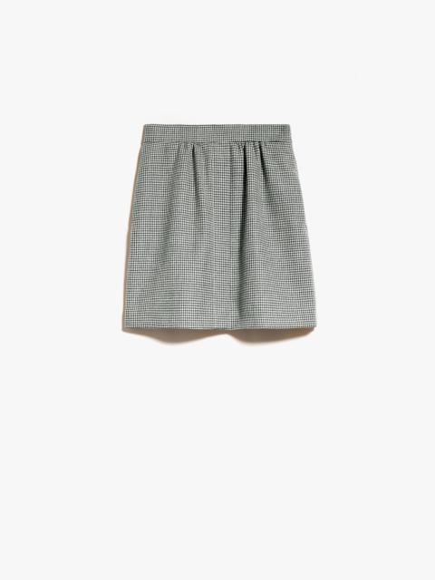 TOANO Pencil skirt in patterned wool