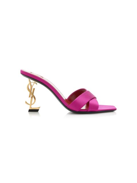 Opyum Satin Sandals fuchsia