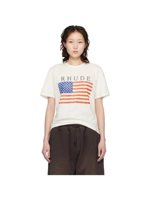 Off-White USA Flag Slub T-shirt