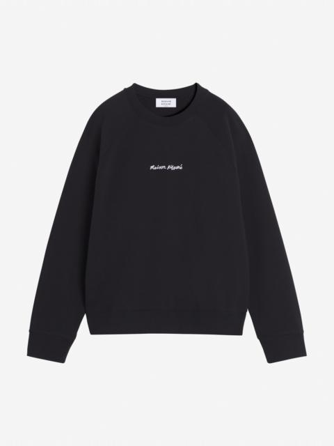 MAISON KITSUNE LINE HANDWRITING OVERSIZE SWEATSHIRT