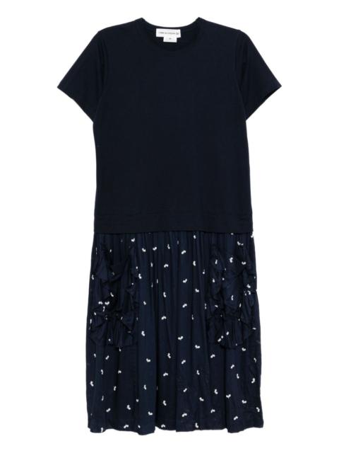 ruffled-pocket dress