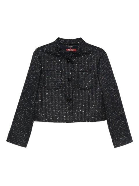 sequin-embellished jacket
