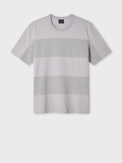 Mauve Block Stripe T-Shirt
