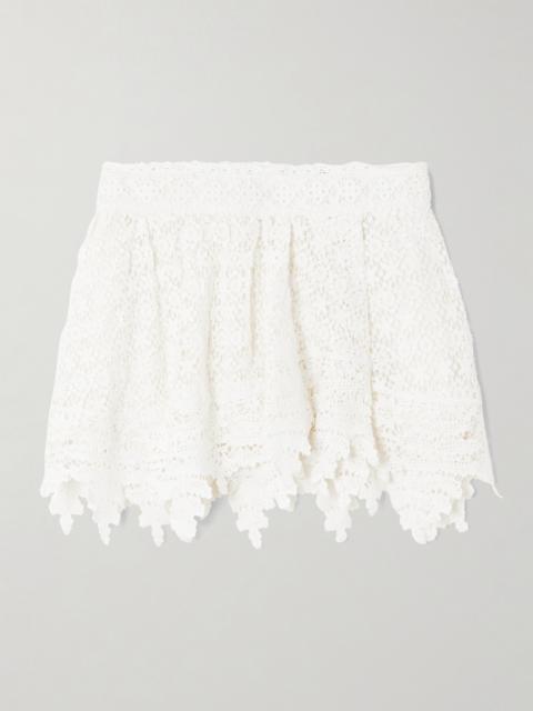 Hanta Crocheted Cotton Shorts