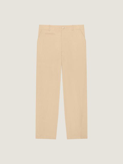 FITTED CHINO TROUSERS IN COTTON