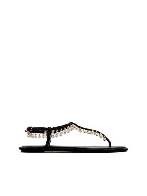 crystal-embellished sandals