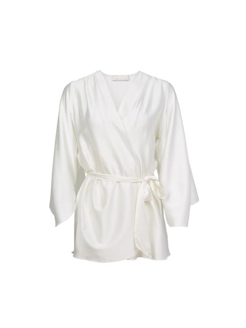 Bride Embroidered Angel Sleeve Robe