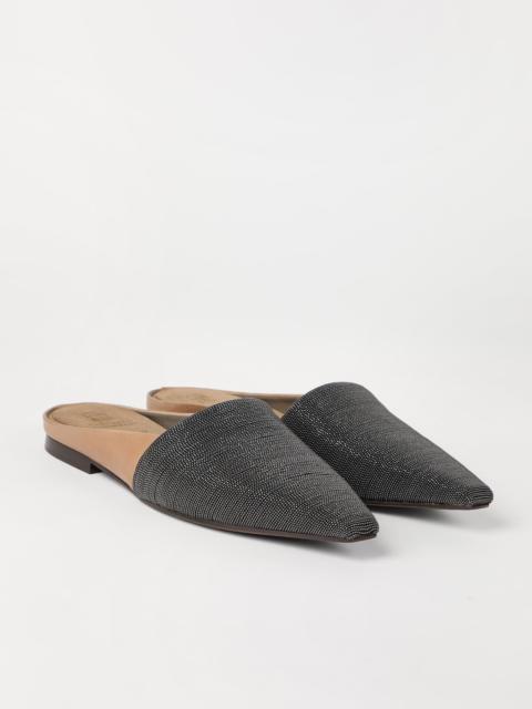 Calfskin precious flats
