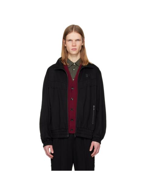 Black Fringe Track Jacket