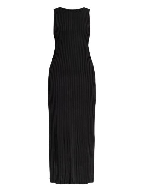 ribbed sleeveless dress