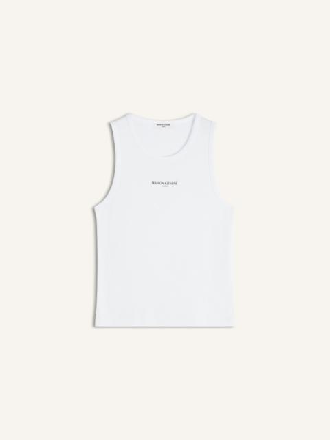 MAISON KITSUNE PARIS RIBBED TANK TOP