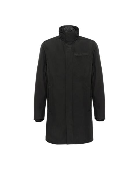 Technical fabric raincoat