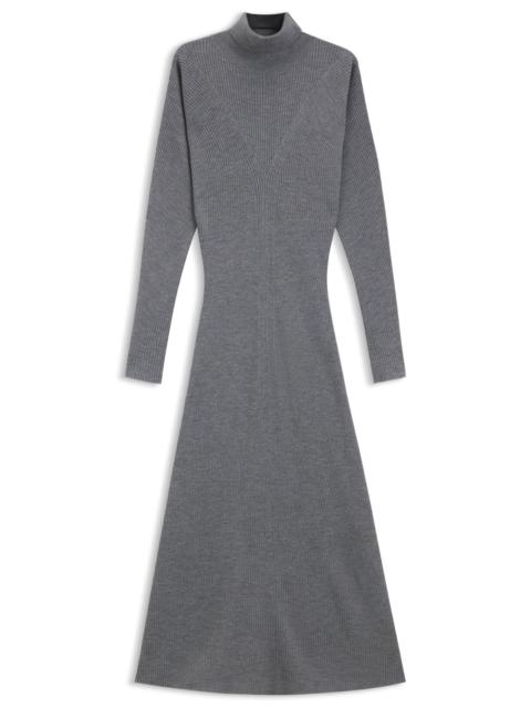ROLLNECK SWEATER DRESS IN VIRGIN WOOL