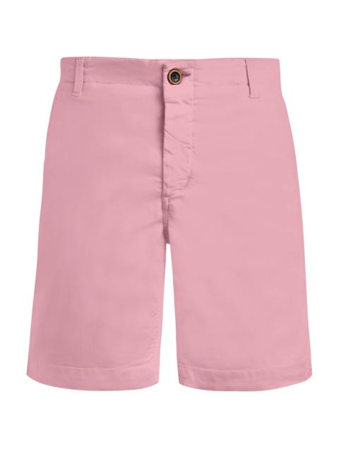 Men Tencel Satin Bermuda Shorts Solid